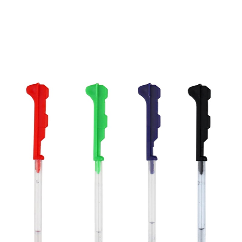 DunBong Ballpoint Pen Refills 0.5 mm Ink Pen Replace Refills 10-Pack Contain Color of Black, Blue, red, Green (10 pcs) - Image 2